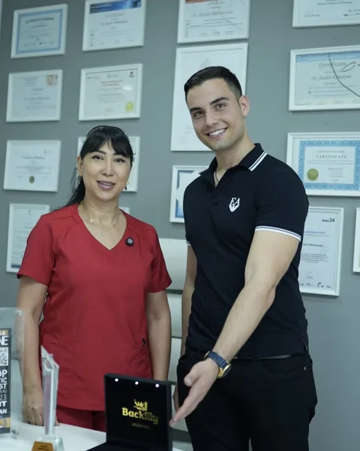 Dr. Anahit at her clinic in Dubai